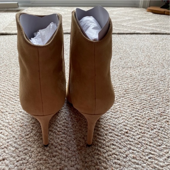 J. Crew Golden Mushroom Suede Shaped Topline Short Boot (NIB) - Picture 2 of 14